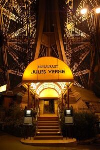 Jules Verne Restaurant on the 2nd Floor of the Eiffel Tower