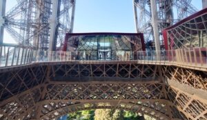 new structure on the 1st floor of the Eiffel Tower