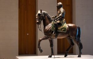 equestrian on horseback